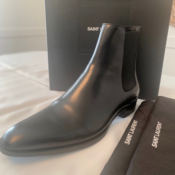 New SAINT LAURENT Men’s Boxer Boot - Picture 4 of 5